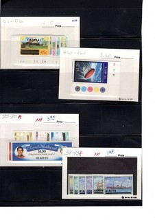 BH GOLDPATH: ST. KITTS STAMP CAT VALUE $13.70 #O1 O18 #460 4 BHS_001_189_17