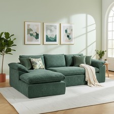 Cloud Sectional Couches for Living Room,108"Deep Seat,L-Shaped Couch with Chaise
