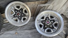 Chevy Style Rally Rims 14 Wheel With Beauty Rings S10 El Camino Nova