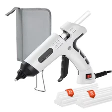 SKYSHALO Mini Hot Glue Gun with 60/100W Dual Power and 20 Pcs Glue Sticks