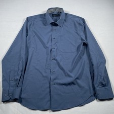 Alimens and Gentle classic long sleeve button down shirt luxury medium