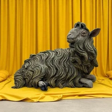 Sheep Animal Backyard Nativity Neapolitan Country Scene 16x12 cm Design