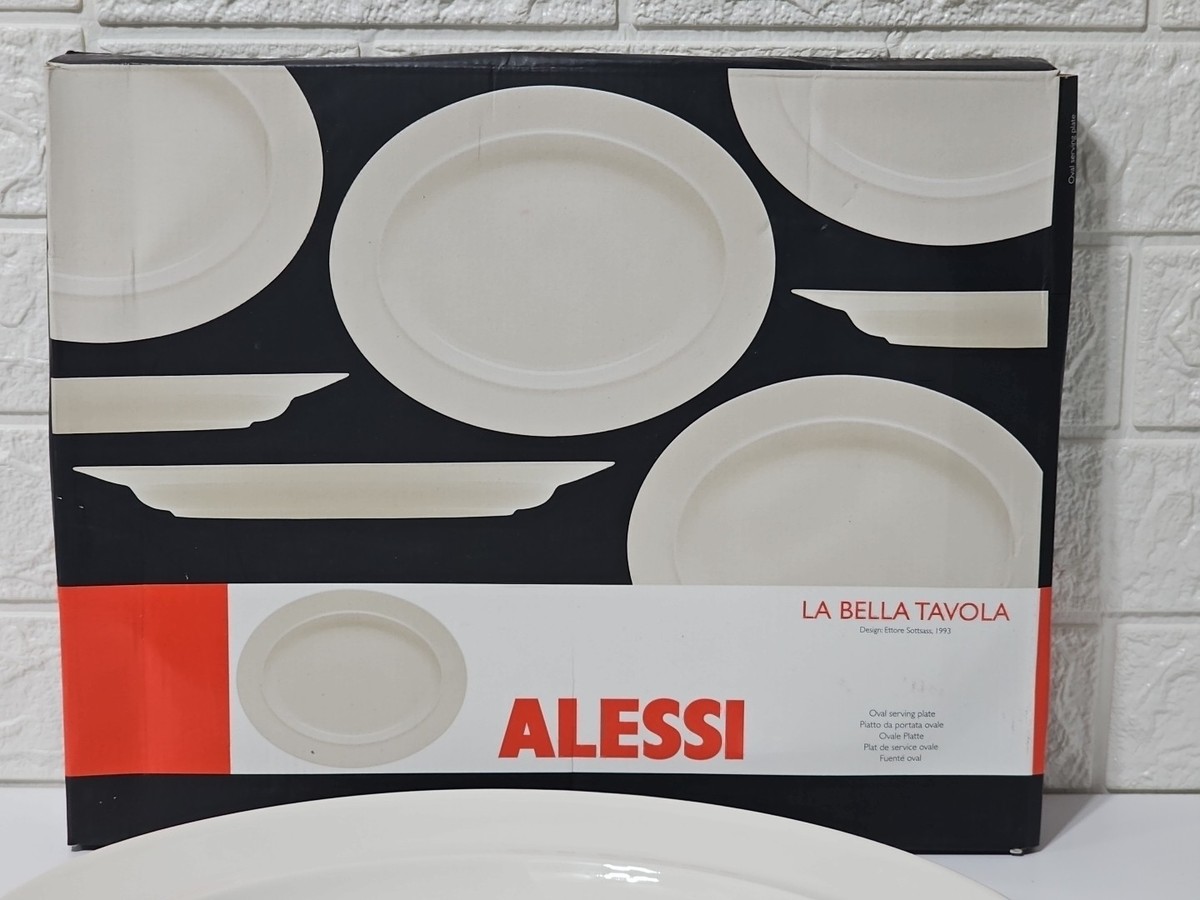 La Bella Tavola　オーバルプレート　4枚　元箱入り　ALESSI s-l1200.jpg
