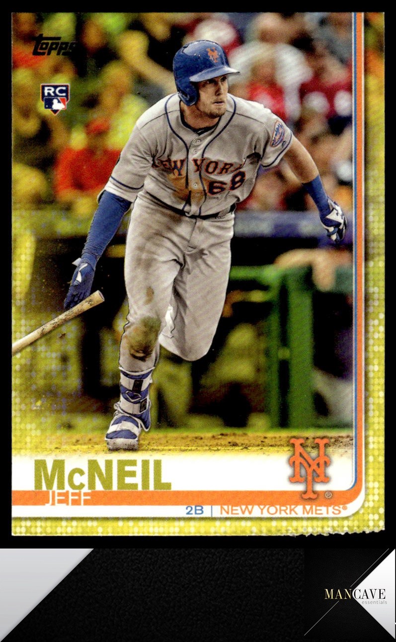 2019 Topps #281 Jeff McNeil Rookie Yellow New York Mets