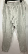 Boys or Girls Gray Champion Elastic Hem Sweatpants Joggers sz L Young Adult