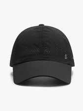 1pc Quick-Dry Performance Golf Cap Perforated Mesh Adjustable Fit Trucker hat