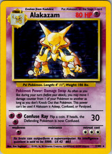 Alakazam 1/102 Holo Rare Base Set Unlimited Pokemon Near Mint on eBay