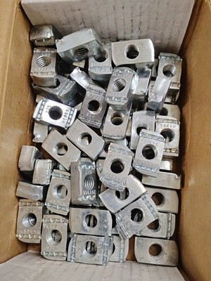B-Line N225WO 1/2'' 316 Stainless Without Spring Channel Nut,  66 Pieces. 