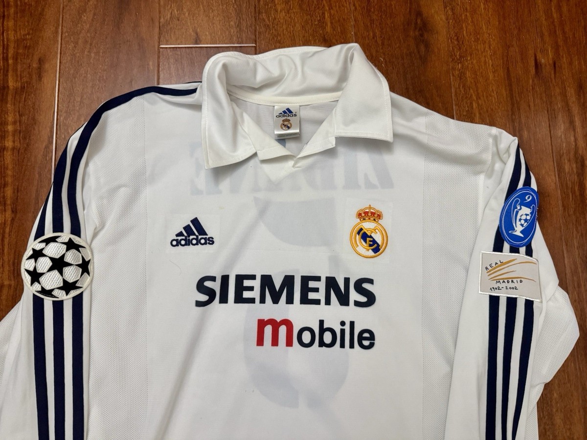 Zidane, 2002-03 Real Madrid Champions League Issue Un Worn Shirt