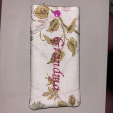 Mum & bees   fabric  Glasses Spectacle Quilted Case Handmade  Lovely Gift