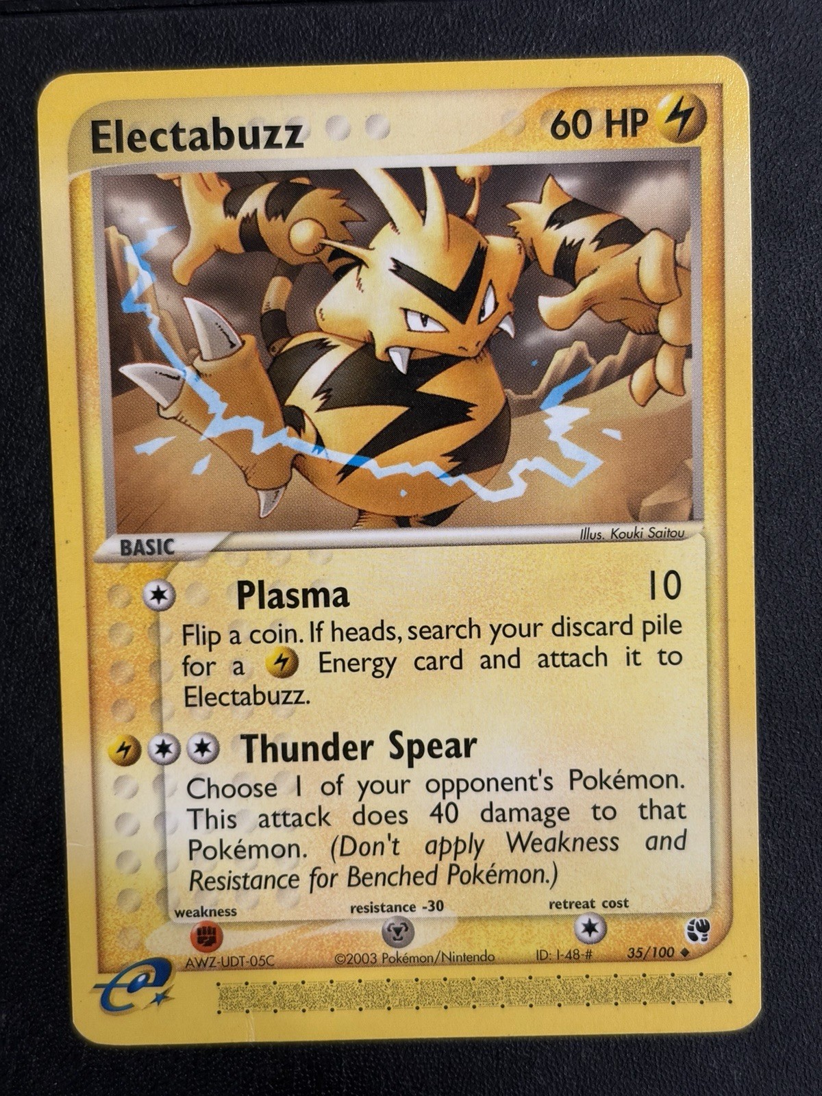 Pokémon Electabuzz EX Sandstorm 35/100 Uncommon 2003