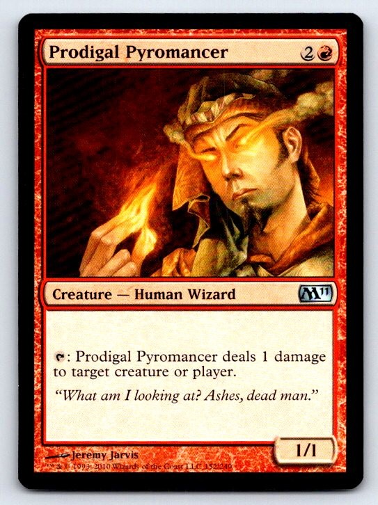 Prodigal Pyromancer Uncommon Magic 2011 (M11) Magic: The Gathering