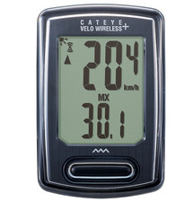 CatEye Velo Wireless Plus Programmable Cycling Bike Computer | Black