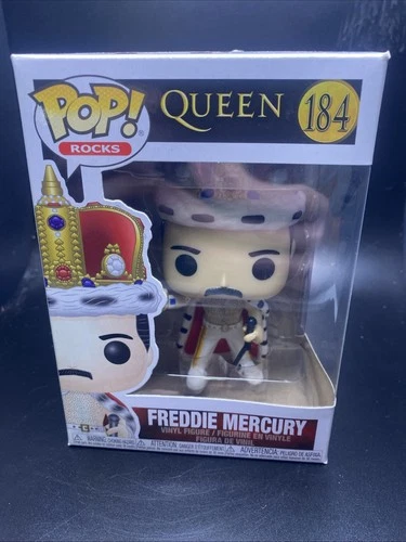 Funko Pop! Rocks Queen #184 Freddie Mercury Crown Concert Vinyl Figure