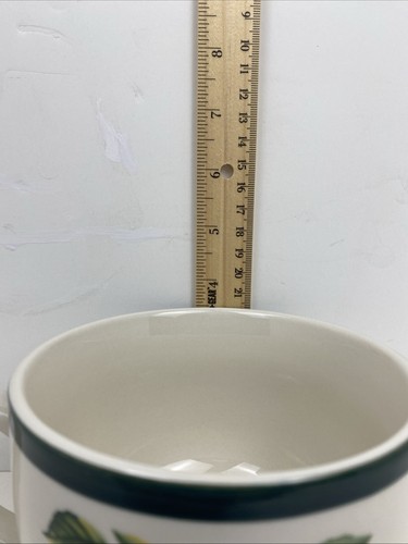 Set di 4 tazze jumbo/zuppa China Pearl Casuals/mele 3 1/2 x 5 pollici - Foto 9 di 9