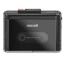 Maxell MXCP-P100 Portable Cassette Player Black MXCP-P100WH Bland New from Japan