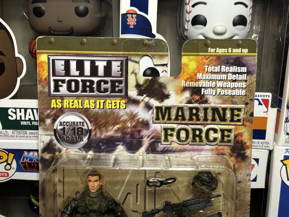 Boneco de ação Elite Force - Marine Force - Tony - escala 1:18 - Novo e lacrado - D1 - Imagem 2 de 4