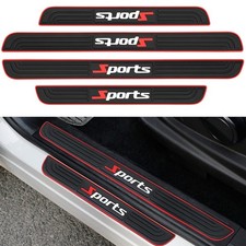 4PCS Car Door Sill Plate Protectors, Anti-Scratch Waterproof Car Door Sills...