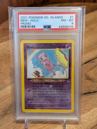 2001 Pokemon Southern Islands Mew Holo Promo PSA8