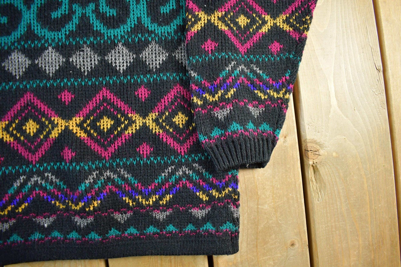 Vintage Alfred Dunner Knit Sweater Women's Medium image 3