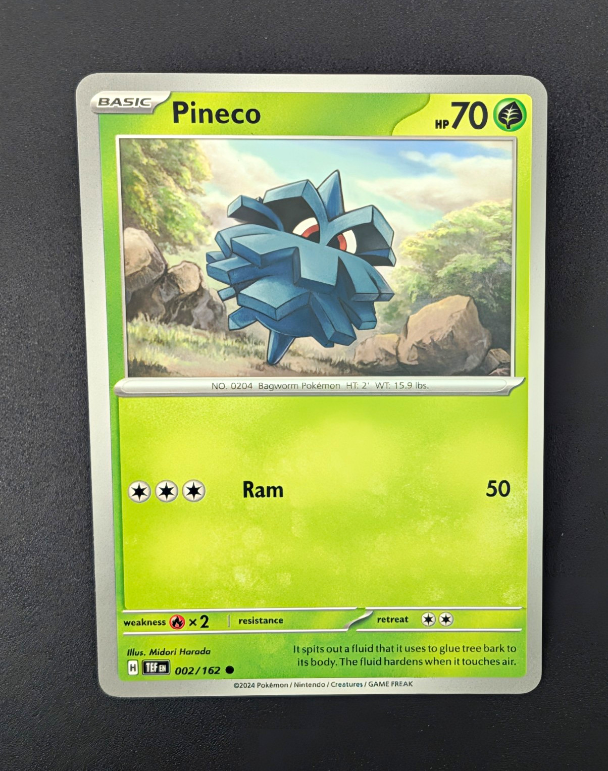Pineco 002/162 SV05: Temporal Forces Regular Common English HP 70 Basic