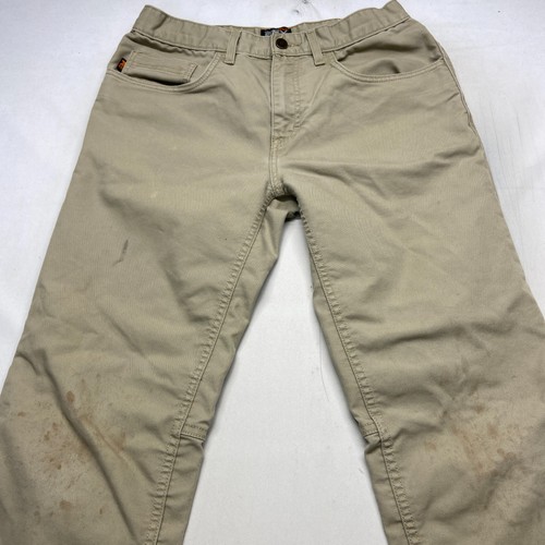 Timberland Pro Flex Pantalone Carpentiere Uomo 32x34 Beige Tela Cotone Vestibilità Dritta - Foto 10 di 18