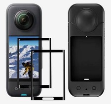 Insta360 X3 Sticky Lens Guard Set Silicone Case  Screen Protector Anti-Glare
