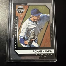 2021 Panini Elite Extra Edition Rohan Handa RC /999 #146