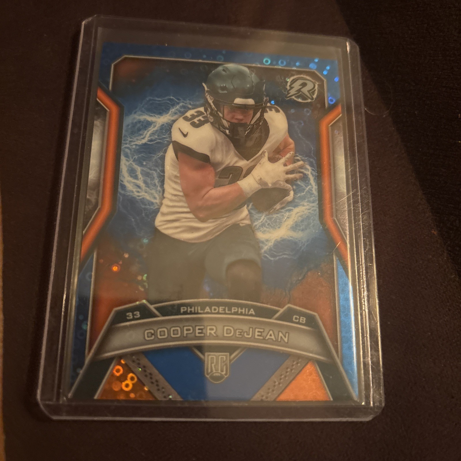 2024 Topps Resurgence - Rookies Cooper DeJean #179 Blue & Orange Spark Refractor