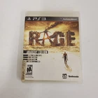 Rage Ps3 ( Sony, Playstation 3 ) Tested Working NO Manual