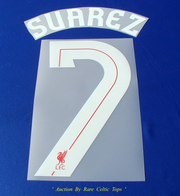 Rare Liverpool FC European Player Issue ' Suarez 7 ' Name ...