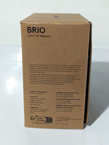 Logitech Brio Ultra HD 4K Webcam 3840 x 2160 4K UHD, 16 MP, 60 fps, 90° _0.36_5 - Photo 2/15
