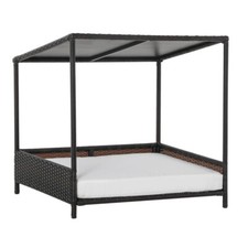 Dog Bed Dog House Rattan Pet Sofa