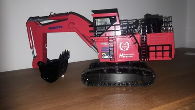 1: 50 NZG KOMATSU BAGGER PC 3000 MIT OVP. 100 JAHRE HOLZNER