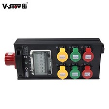 VSHOW 6CH Main input output 200A power supply stage light equipment distributor
