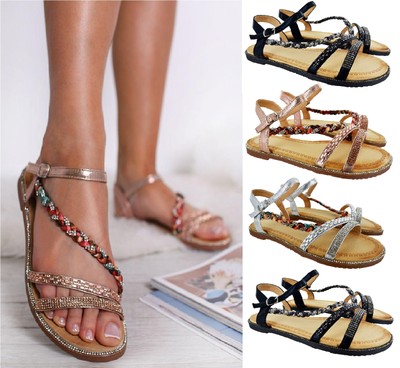 ladies beach sandals uk