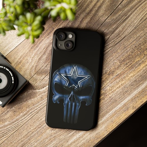 Funda delgada negra para iPhone Punisher Dallas diseño estrella brillante - Imagen 26 de 79