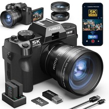 Fotocamere Digitali 5K 48MP 16X Autofocus WiFi App Control Videocamera per YouTube