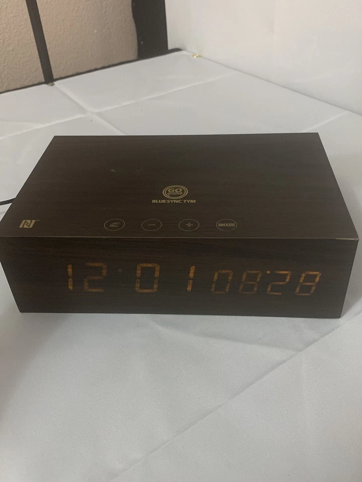 GO-GROOVE BlueSYNC TYM Bluetooth Music Speaker Alarm Clock Touch Button Guide - Image 4 of 4