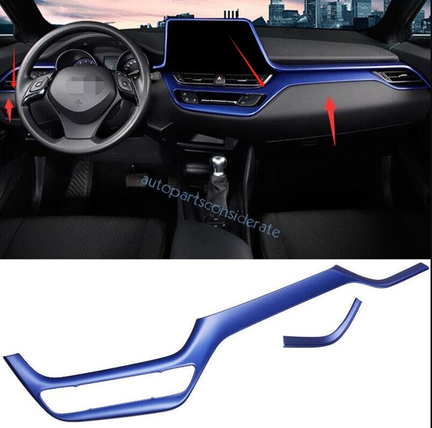 For Toyota CHR C-HR 2018-2021 2022 Blue Center Console Instrument