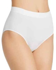 Wacoal L9324 B-Smooth White Seamless Full Brief Panty Women's Size M