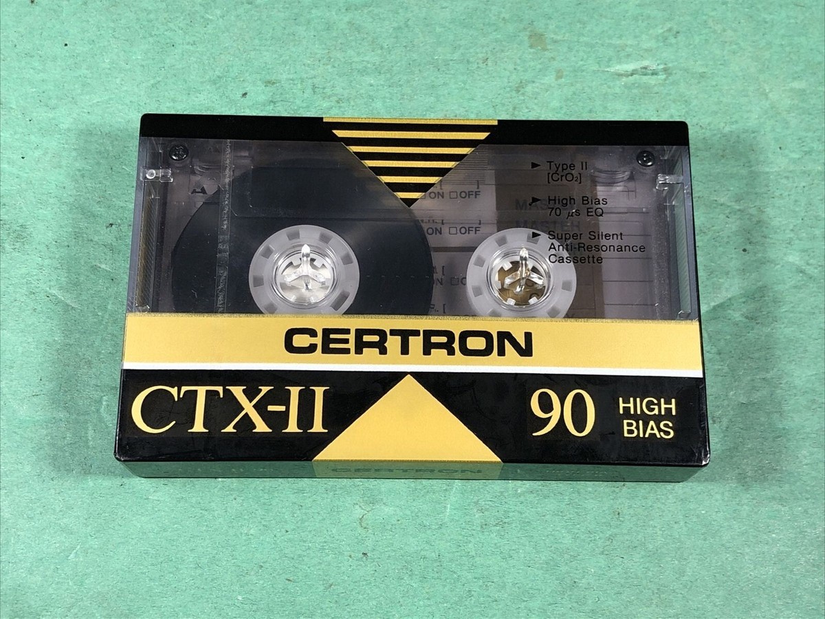 Certron CTX-II 90 | SEALED | Blank Audio Cassette Tape