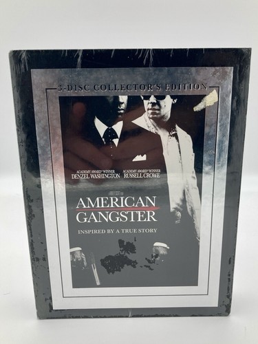 American Gangster (2007) 3-Disc Collectors Edition SEALED DVD Denzel Washington - 第 1/4 張圖片