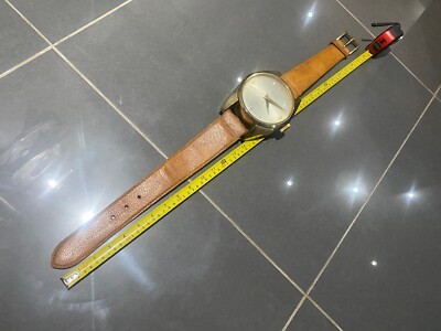 77 cm Vintage Sammlerstück ESTYMA Wanduhr Laden Trade Display 60er Jahre vergoldet