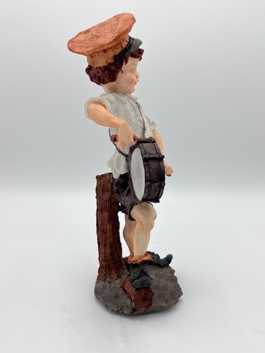 Vtg Guiseppe Armani Capodimonte Gulliver's World Drummer Boy Sculpture Figurine - Imagen 2 de 5