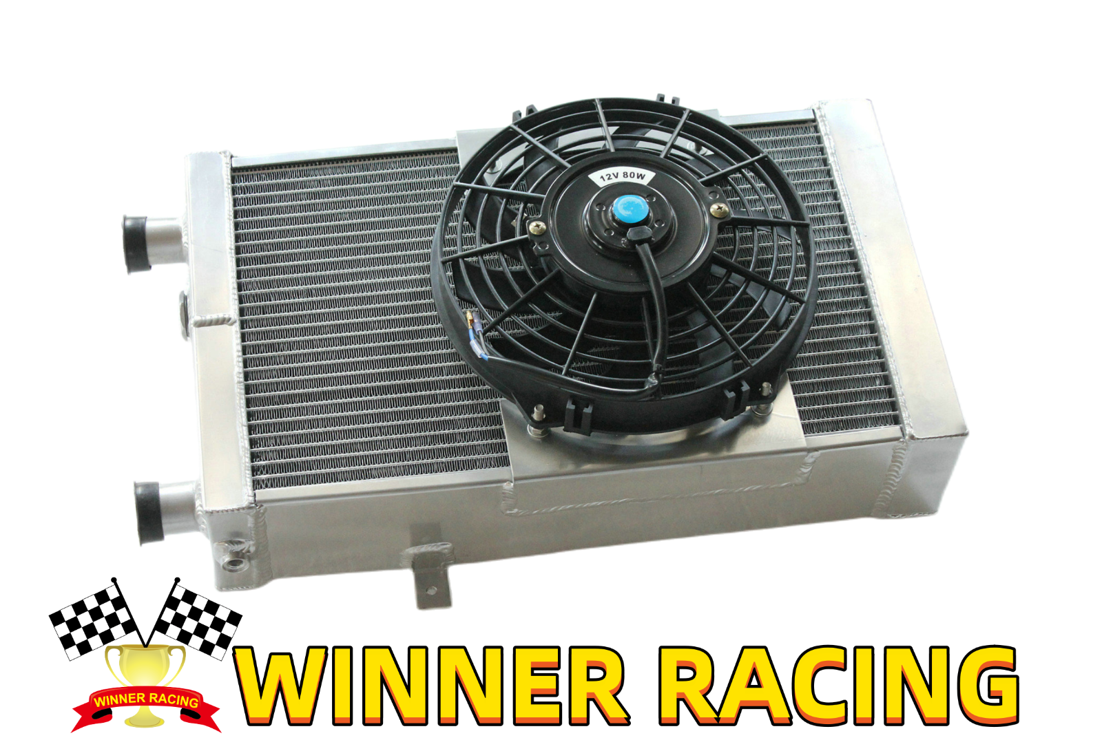 Aluminum Radiator &Electric Fan For Lotus Europa 1.5L/1.6L 1967-1975 76 ...