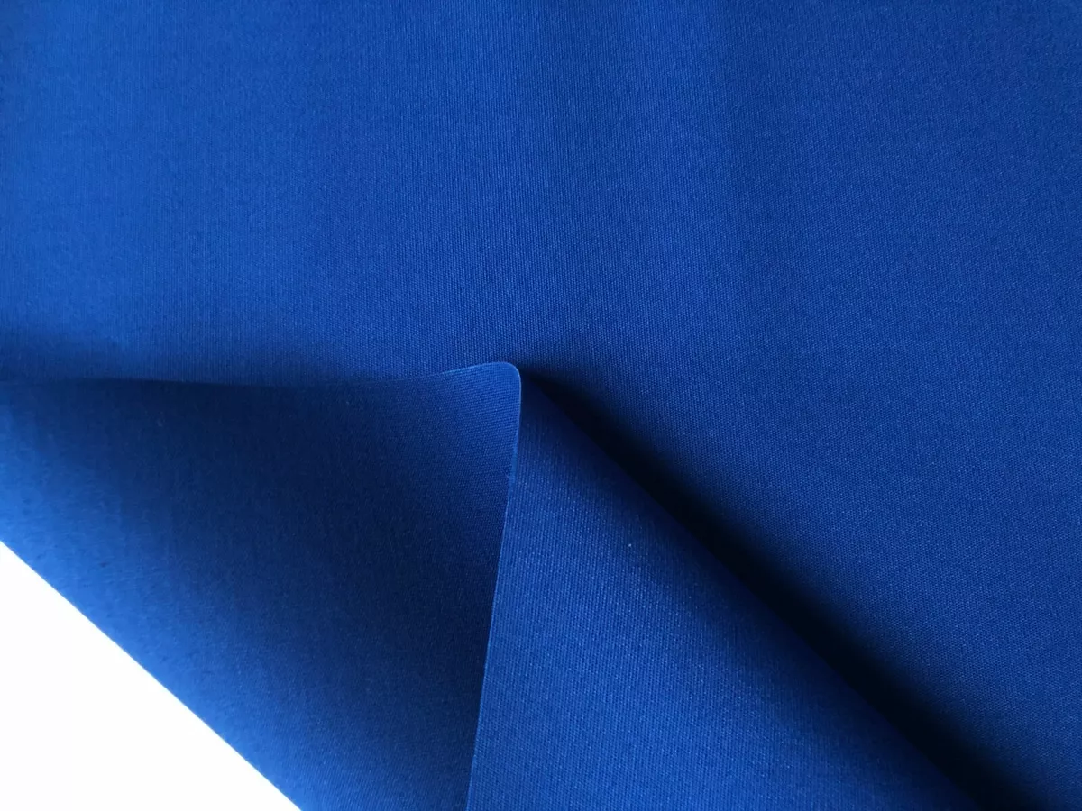 Plain blue 2024 curtain fabric