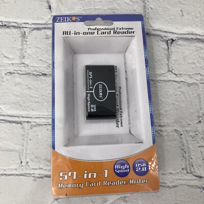 Zeikos High Speed 57-in-1 USB 2.0 Memory Card Reader Writer for all Memory Cards