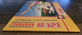 RBI Baseball R.B.I. Nintendo NES solo manual