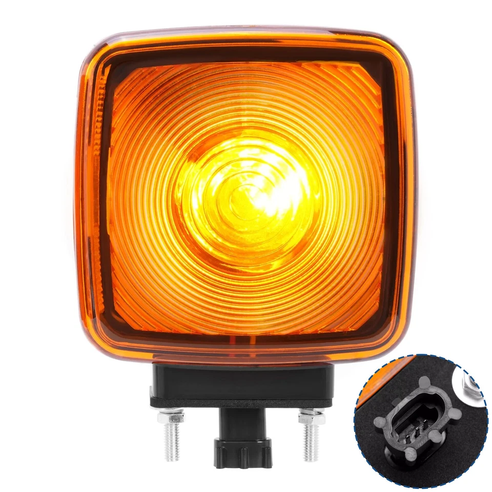 2X Bumper Turn Signal Light For 90-09 GMC Topkick Kodiak C4500 C5500 C6500 C7500 Foto 4 de 4